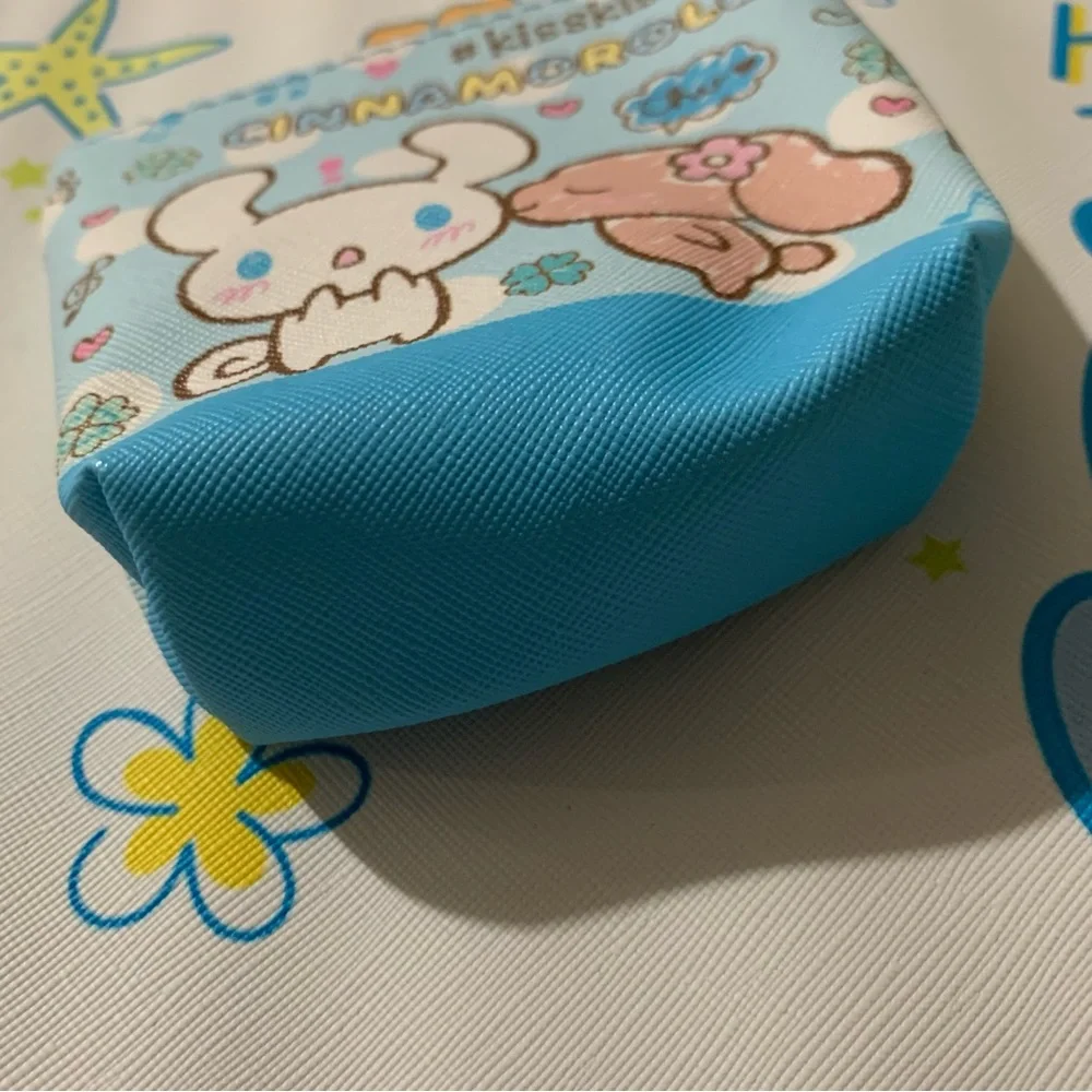 Cinnamoroll Blue Double Sided Design Zip Coin Purse